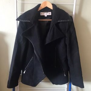 Trina Turk Women’s The Abbey Wool Moto Coat.